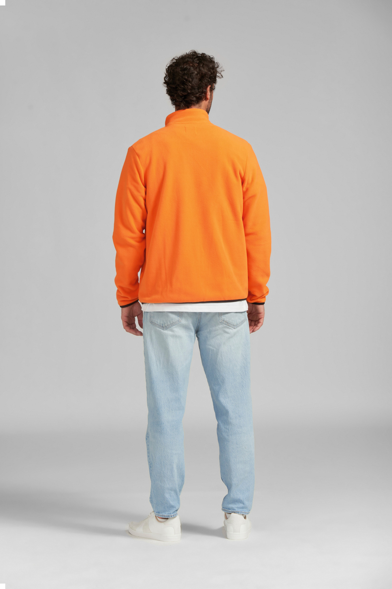 Fleecová mikina CLASSIC ORANGE