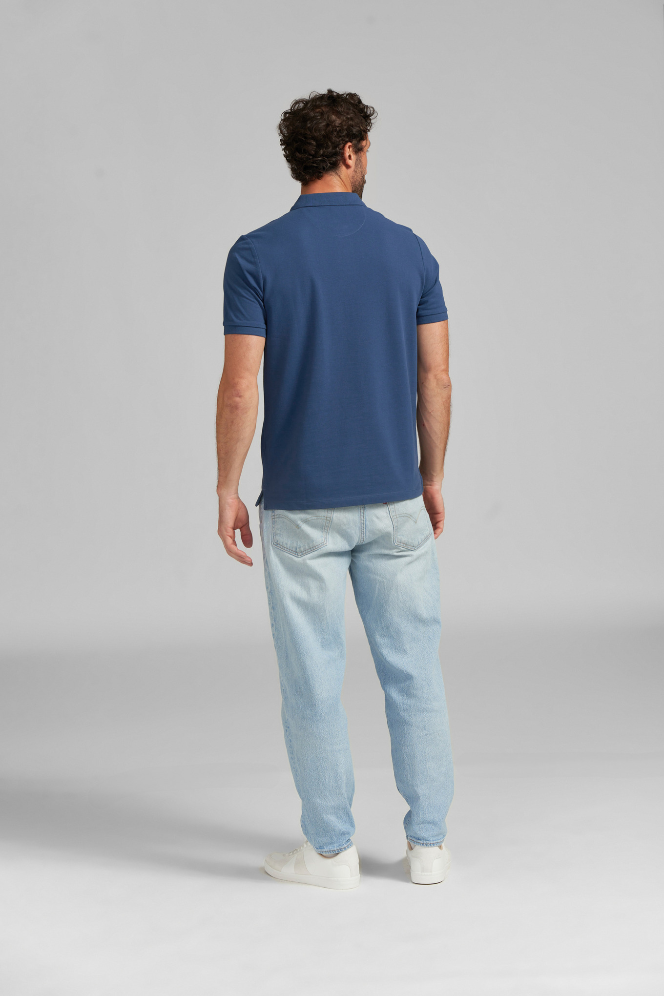 Polo tričko BASIC BLUE