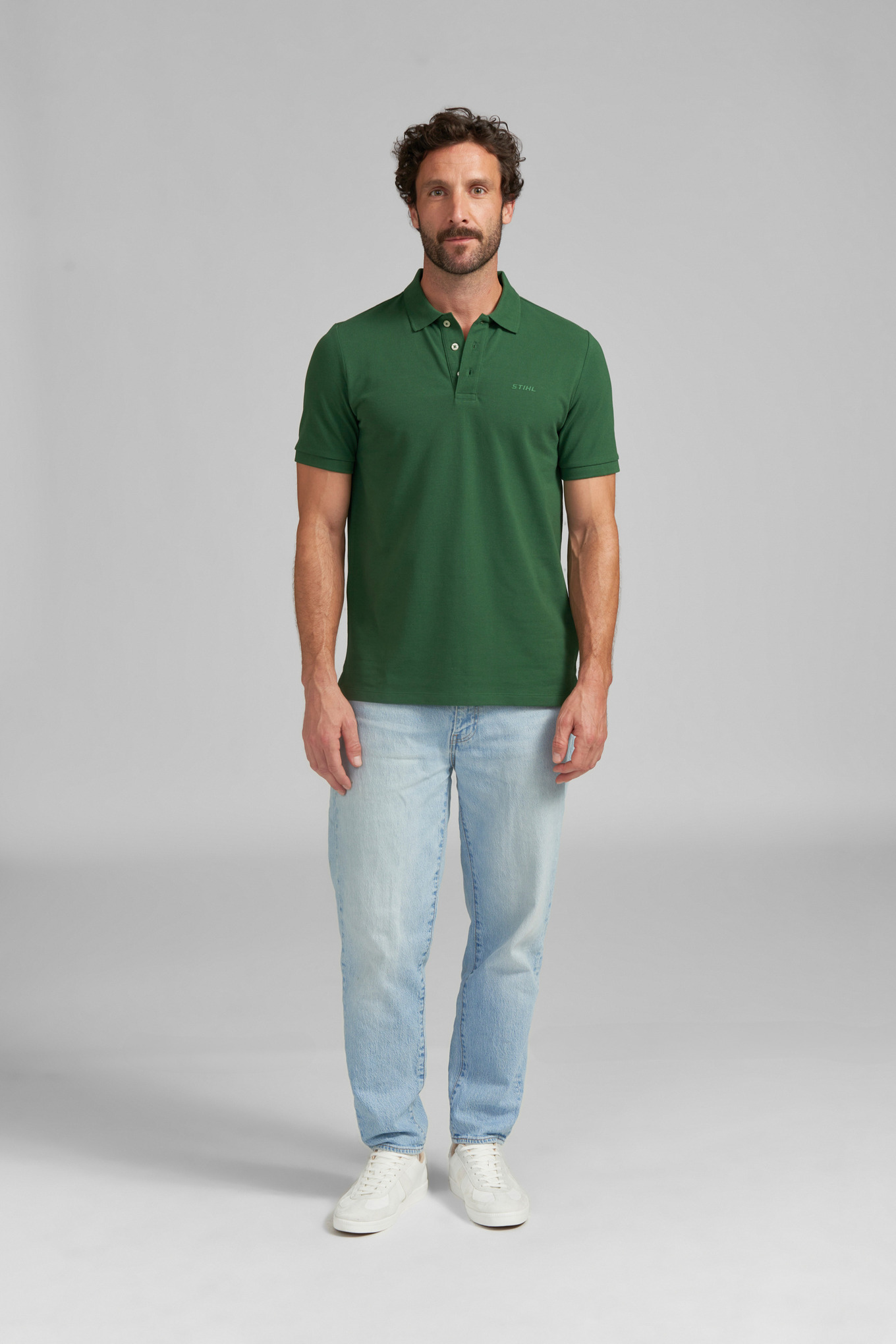 Polo tričko BASIC GREEN