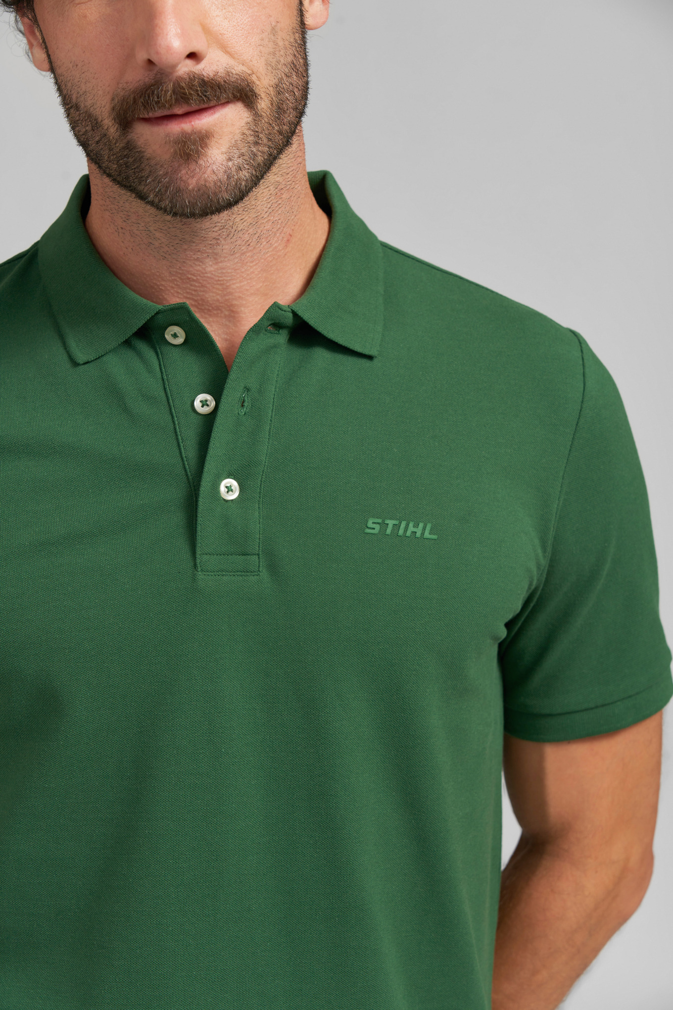 Polo tričko BASIC GREEN