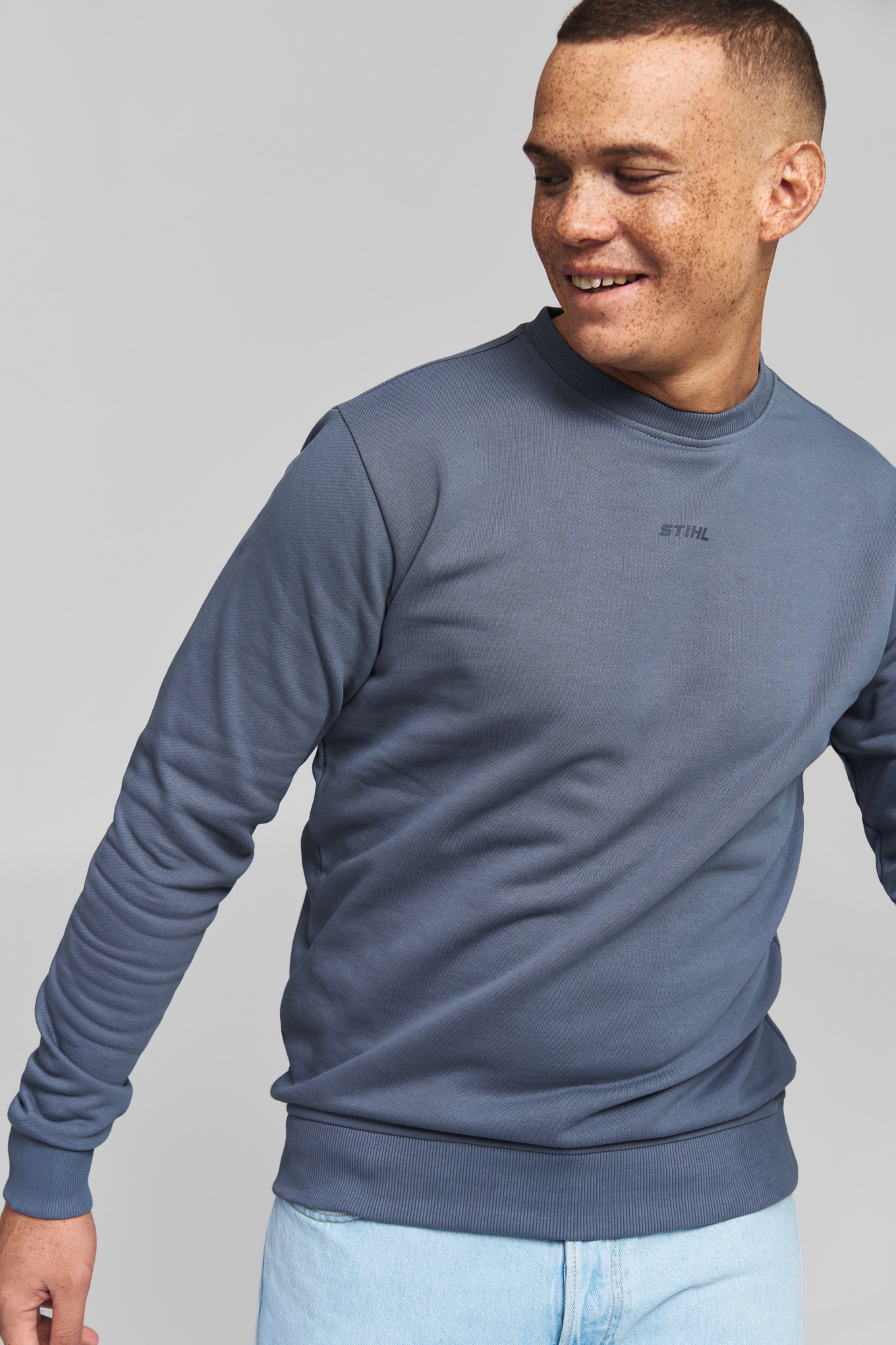 Mikina LOGO CHEST BLUE