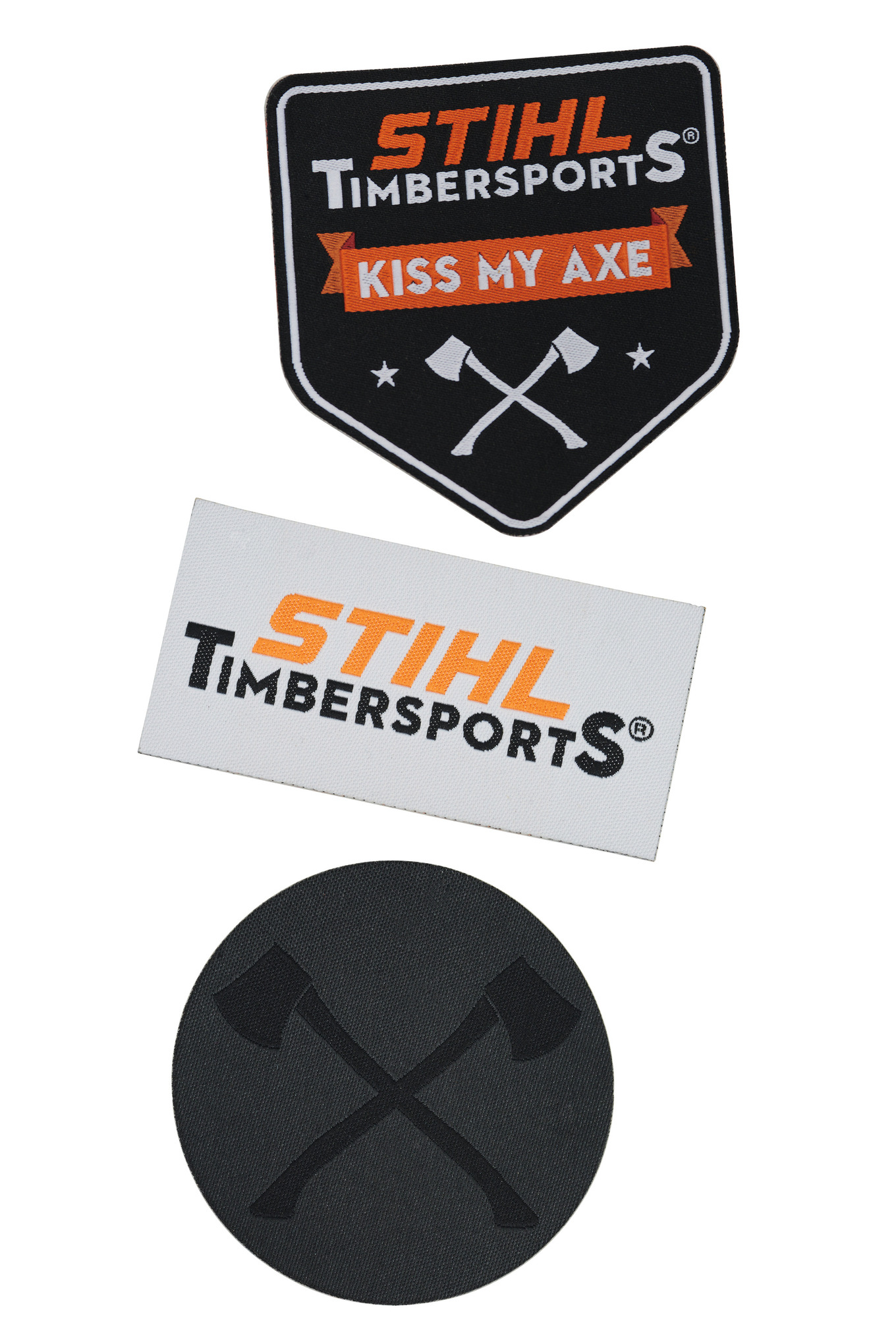 Silikonové nálepky Timbersports® 3 ks