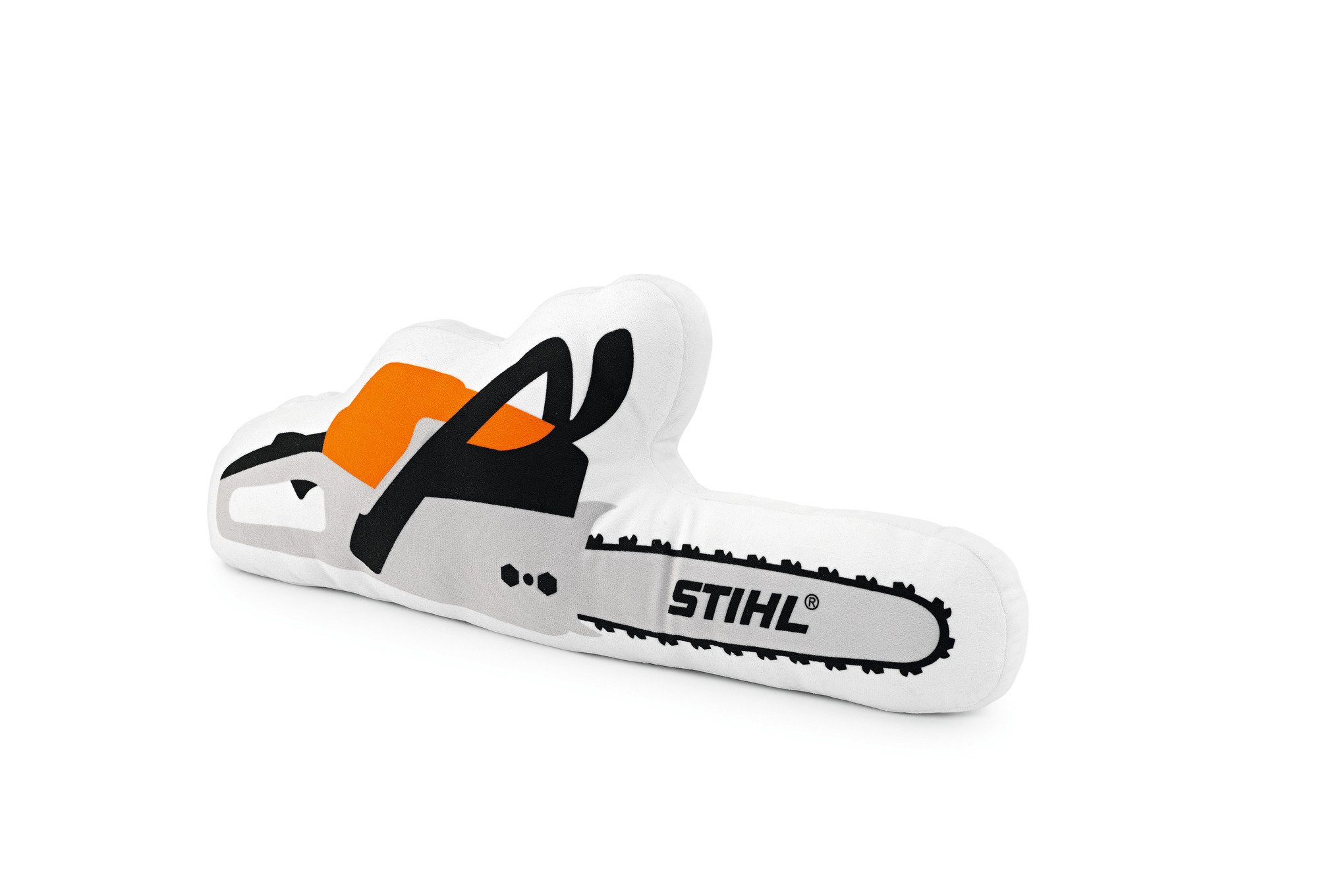 Polštář ve tvaru motorové pily STIHL, délka: cca 5