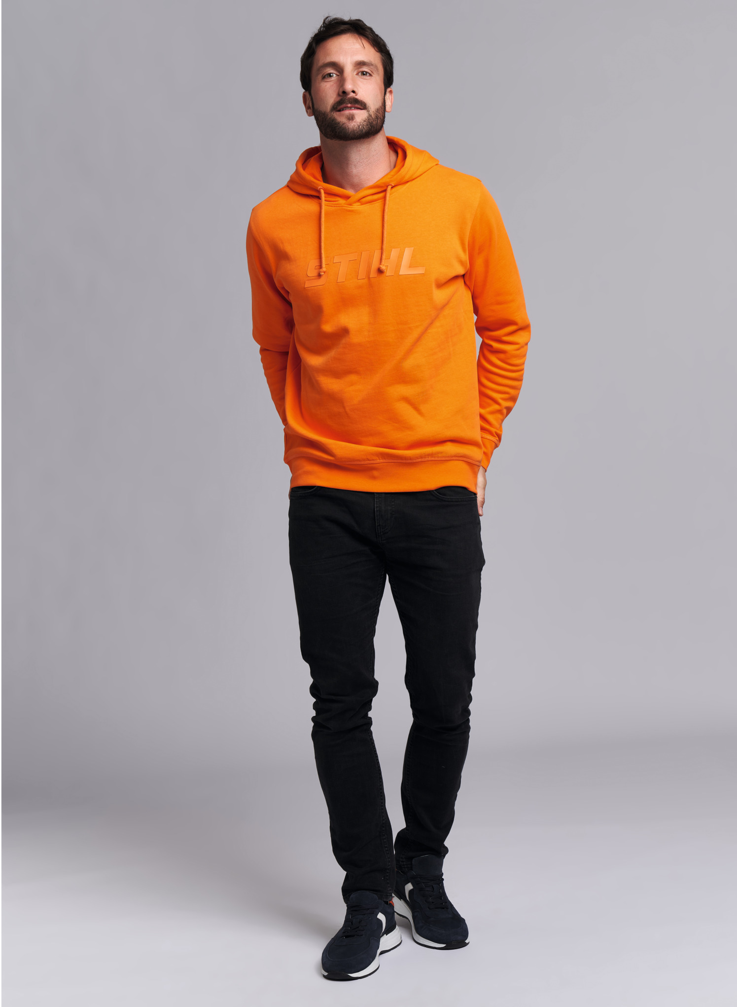 Mikina s kapucí ORANGE