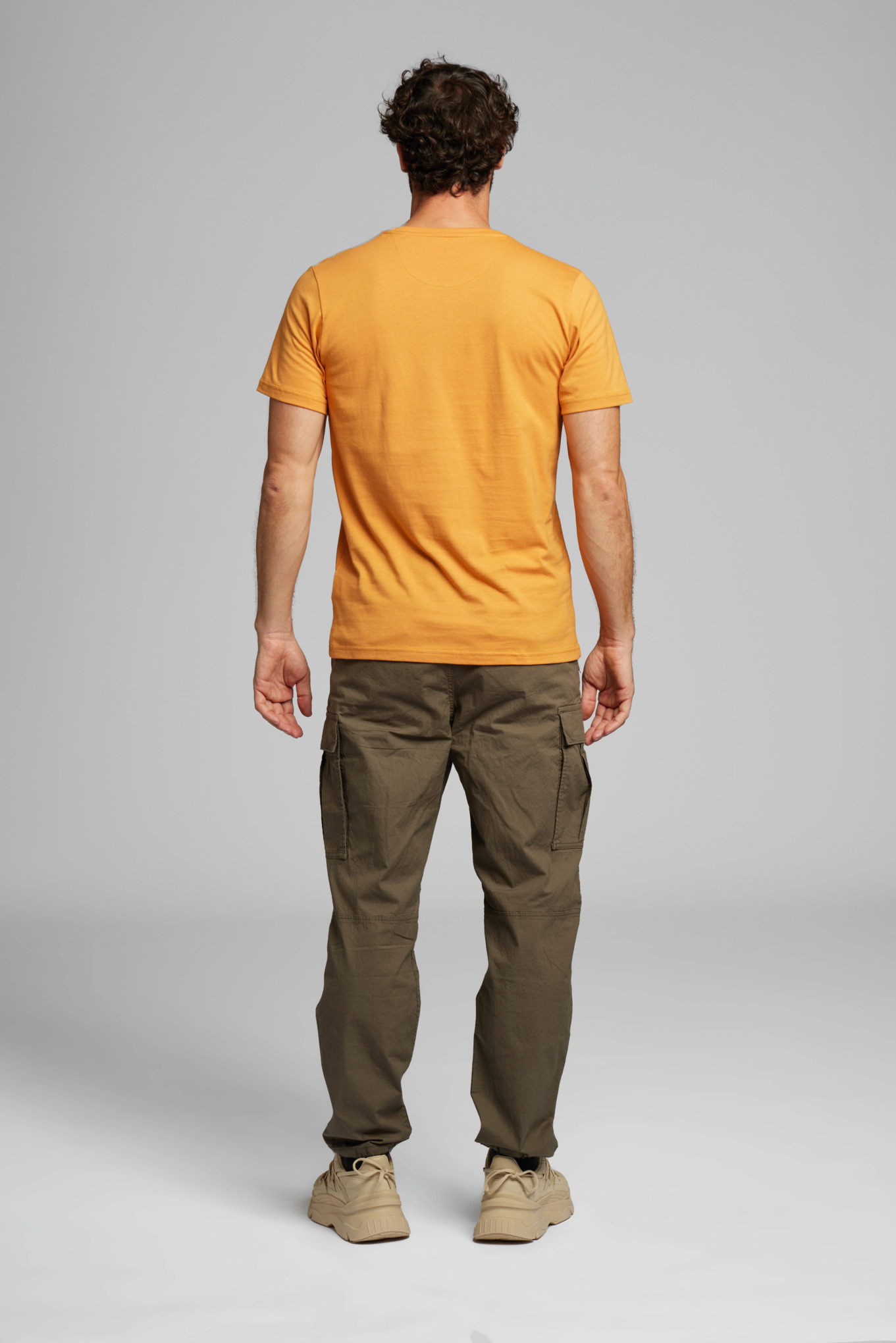 Tričko SUSTAINABLE LOGO oranžové