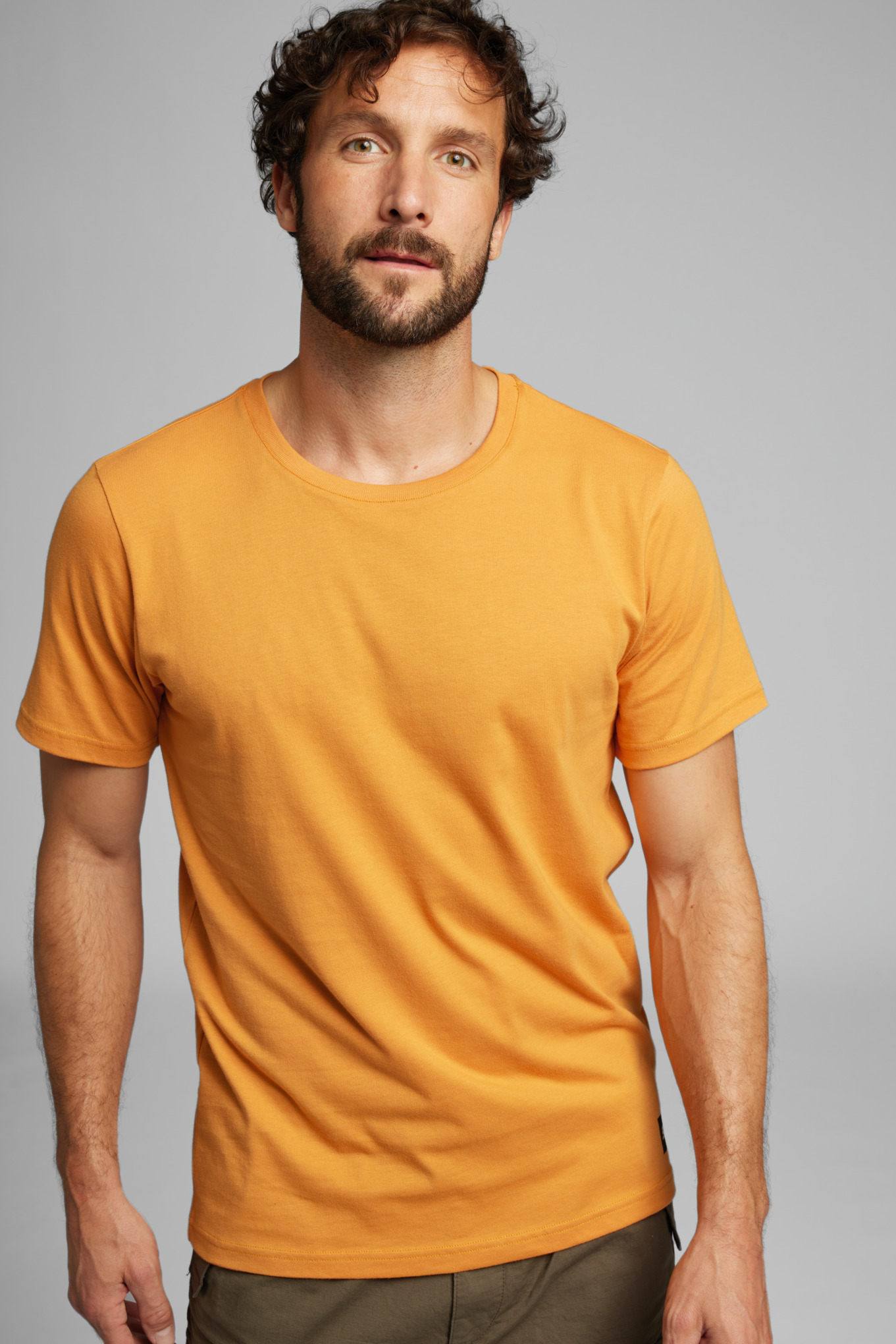 Tričko SUSTAINABLE LOGO oranžové